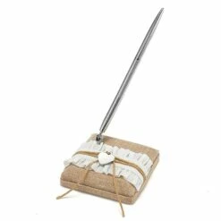 HBH™ Silver-Tone Pen Base Rustic Romance Pen Set, Brown