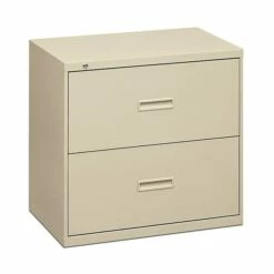 HON 2 Drawers Lateral File Cabinet, Letter/Legal, Putty, 36"W (BSX482LL)