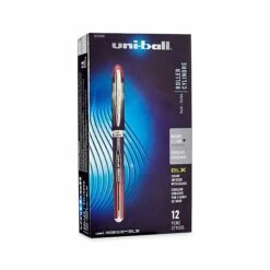 Uni-ball® Vision Elite BLX Series Pens, 0.5 Mm, Red/Black, 12/pk (1832408)