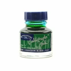 Winsor And Newton Calligraphy Ink, Green, 1oz, 3/Pack (36776-PK3)