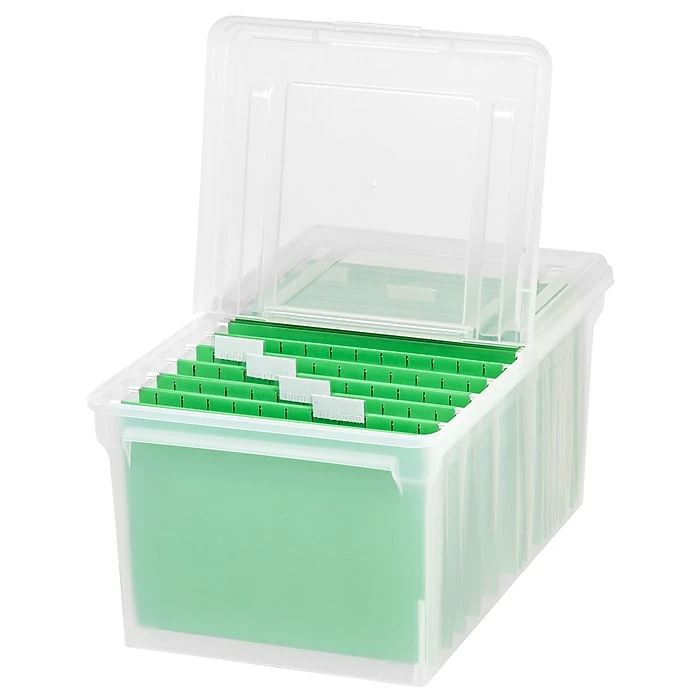 IRIS® Letter Size File Box Storage, 5 Pack (139921) 4 IRIS® Letter Size File Box Storage, 5 Pack (139921) - Image 2