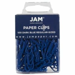 JAM Paper Small Paper Clips, Dark Blue, 3 Packs Of 100 (42186868B) 6 JAM Paper Small Paper Clips, Dark Blue, 3 Packs Of 100 (42186868B) -STAPLES Sales m002765348 sc7