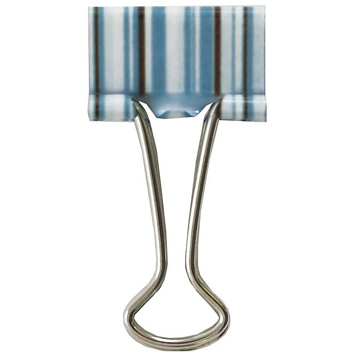 JAM Paper® Colorful Binder Clips, Small, 3/4 Inch (19mm), Green And Blue Design Binderclips, 10/Pack (336128839) 5 JAM Paper® Colorful Binder Clips, Small, 3/4 Inch (19mm), Green And Blue Design Binderclips, 10/Pack (336128839) - Image 3