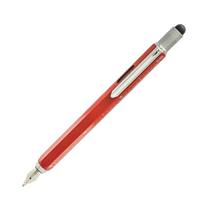 Monteverde One Touch Fountain Pen With Stylus, Red (MV35234) 4 Monteverde One Touch Fountain Pen With Stylus, Red (MV35234) - Image 2