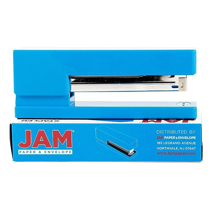 JAM Paper Modern Desk Stapler, Blue (337BU) 5 JAM Paper Modern Desk Stapler, Blue (337BU) - Image 3
