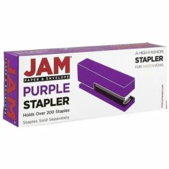 JAM Paper Modern Desk Stapler, Purple (337PU) 10 JAM Paper Modern Desk Stapler, Purple (337PU) -STAPLES Sales m003757968 sc7
