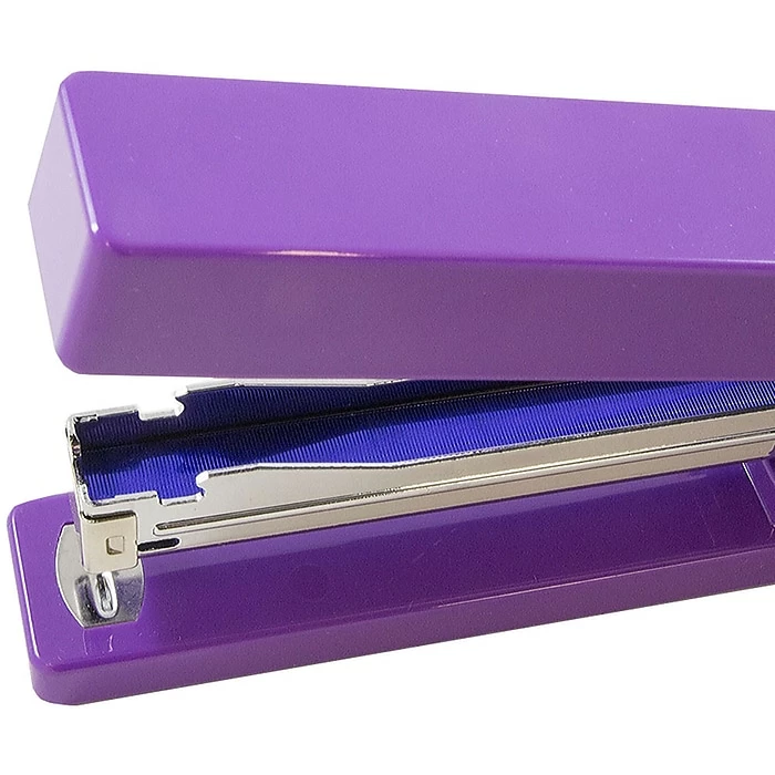 JAM Paper Modern Desk Stapler, Purple (337PU) 7 JAM Paper Modern Desk Stapler, Purple (337PU) - Image 5