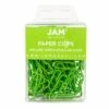 JAM PAPER Standard 1" Paper Clips, Lime Green, 1/Pack (2183624) -STAPLES Sales m004542956 sc7