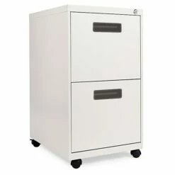 Alera File Pedestal, 2 Drawer(s), Light Gray, Legal; Letter (PAFFLG)