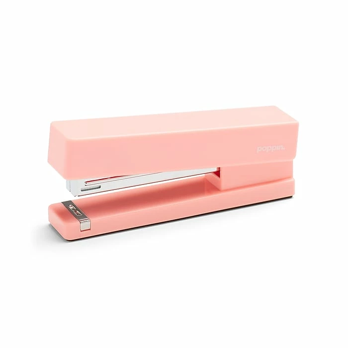 Poppin Paper Stapler, 20 Sheet Capacity, Blush (104455) 3 Poppin Paper Stapler, 20 Sheet Capacity, Blush (104455)