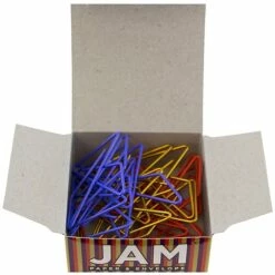 JAM Paper® Colorful Butterfly Paper Clips, Assorted Colors Paperclips, 15/Pack (2210016349)