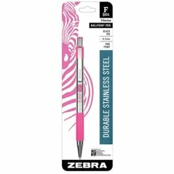 Zebra Pen F-301 BCA Retractable Ballpoint Pen, Fine Point, Black (ZEB 37111)