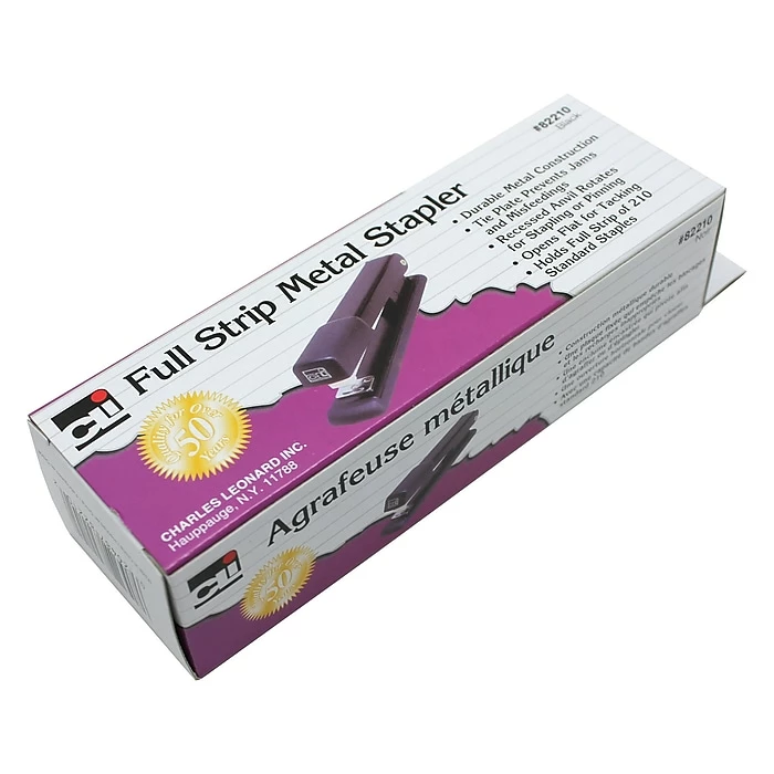 Charles Leonard® Charles Leonard Full Strip Economy Metal Stapler 4 Charles Leonard® Charles Leonard Full Strip Economy Metal Stapler - Image 2
