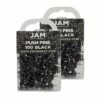 JAM Paper Push Pins, Black, 2 Packs Of 100 (222419046A) 2 JAM Paper Push Pins, Black, 2 Packs Of 100 (222419046A) -STAPLES Sales m007145872 sc7