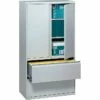 HON® 700 Series 2 Drawer Lateral File Cabinet W/Roll-Out & Posting Shelves, Light Grey, Letter/Legal, 36"W (HON785LSQ) 1 HON® 700 Series 2 Drawer Lateral File Cabinet W/Roll-Out & Posting Shelves, Light Grey, Letter/Legal, 36"W (HON785LSQ) -STAPLES Sales s0065282 sc7