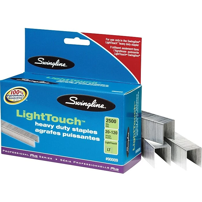 Swingline® LightTouch® Heavy Duty Staples, 5/8" Length, 2,500/Per Box (90009) 5 Swingline® LightTouch® Heavy Duty Staples, 5/8" Length, 2,500/Per Box (90009) - Image 3