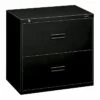 HON Lateral File, 2 Drawers, Molded Pull, 30"W, Black Finish (BSX432LP) -STAPLES Sales s0086738 sc7