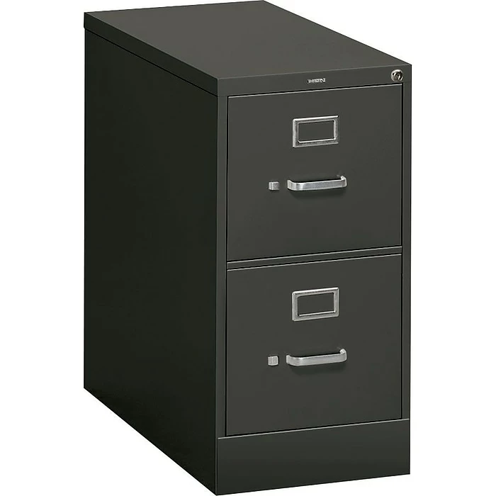 HON 310 Series Vertical File Cabinet, Letter, 2-Drawer, Charcoal, 26 1/2"D 3 HON 310 Series Vertical File Cabinet, Letter, 2-Drawer, Charcoal, 26 1/2"D