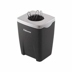 Fellowes® Office Suites™ Paper Clip Cup, Black/Silver, 3-1/4"H X 2-4/9"W X 2-1/5"D (8032801) 9 Fellowes® Office Suites™ Paper Clip Cup, Black/Silver, 3-1/4"H X 2-4/9"W X 2-1/5"D (8032801) -STAPLES Sales s0116609 sc7