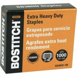Bostitch Auto 180 Heavy-Duty Staples, 3/8" Leg Length, 1000/Box (SB38HD-1M)