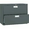 HON Brigade 600 Series Lateral File Cabinet, A4/Legal/Letter, 2-Drawer, Charcoal, 36"W 1 HON Brigade 600 Series Lateral File Cabinet, A4/Legal/Letter, 2-Drawer, Charcoal, 36"W -STAPLES Sales s0163607 sc7