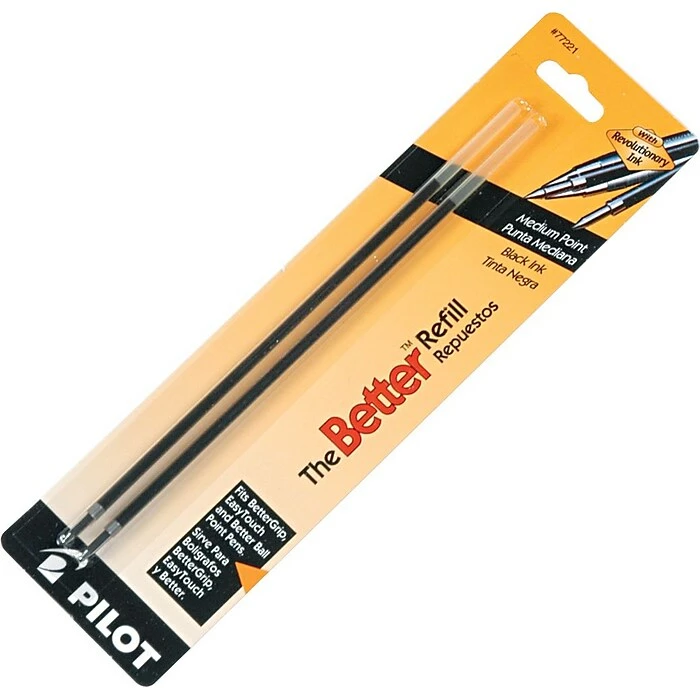 Pilot Ball Point Pen Refill, Medium Point, 1.0 Mm, Black Ink, 2/pk 5 Pilot Ball Point Pen Refill, Medium Point, 1.0 Mm, Black Ink, 2/pk - Image 3