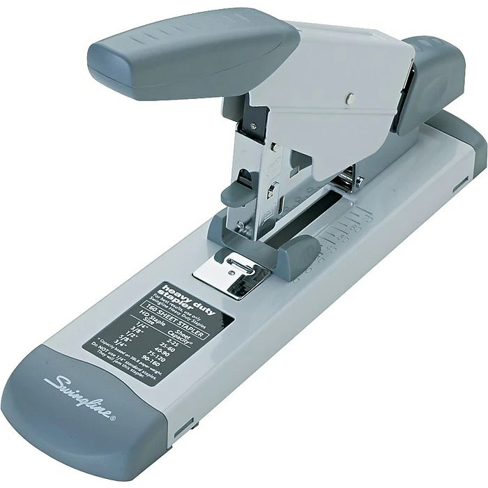 Swingline Heavy Duty Desktop Stapler, 160 Sheet Capacity, Platinum (39002) 3 Swingline Heavy Duty Desktop Stapler, 160 Sheet Capacity, Platinum (39002)