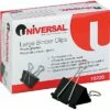 Universal 1" Capacity Binder Clips, 2" Width, 12 Clips/Bx -STAPLES Sales s0175824 sc7
