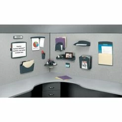 Fellowes Partition Additions™ Cubicle Clips, Dark Graphite, 4/Pack (75270) 6 Fellowes Partition Additions™ Cubicle Clips, Dark Graphite, 4/Pack (75270) -STAPLES Sales s0309518 sc7