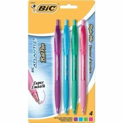 BIC Glide Original Retractable Ballpoint Pens, Medium, Assorted Fashion Colors, 4/Pack 15 BIC Glide Original Retractable Ballpoint Pens, Medium, Assorted Fashion Colors, 4/Pack -STAPLES Sales s0327569 sc7