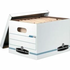 Bankers Box Stor/File™ Corrugated File Storage Boxes, Lift-Off Lid, Letter/Legal Size, White/Blue, 4/Carton (0070308) 8 Bankers Box Stor/File™ Corrugated File Storage Boxes, Lift-Off Lid, Letter/Legal Size, White/Blue, 4/Carton (0070308) -STAPLES Sales s0353549 sc7