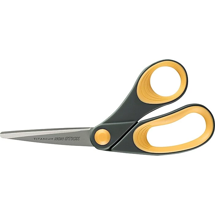 Westcott® Non-Stick Titanium Bonded® Bent Scissors, 8" 3 Westcott® Non-Stick Titanium Bonded® Bent Scissors, 8"