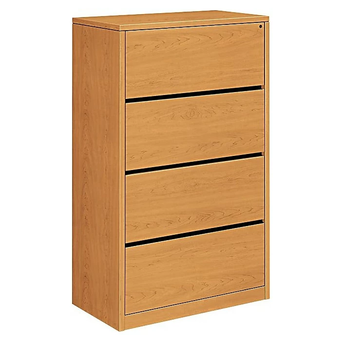 HON® 10500 Series Office Collection In Harvest, 4-Drawer Lateral File 3 HON® 10500 Series Office Collection In Harvest, 4-Drawer Lateral File