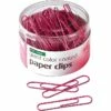 Officemate Breast Cancer Awareness Pink Paper Clips, Jumbo, 80/Tub 1 Officemate Breast Cancer Awareness Pink Paper Clips, Jumbo, 80/Tub -STAPLES Sales s0415622 sc7