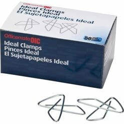 OIC Ideal Butterfly Clamps, Small, #2, Silver, 50/Bx 7 OIC Ideal Butterfly Clamps, Small, #2, Silver, 50/Bx -STAPLES Sales s0453290 sc7