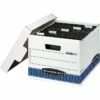 Bankers Box Hang-N-Stor Medium-Duty FastFold Corrugated File Storage Boxes, Lift-Off Lid, Letter Size, White/Blue, 4/Ct (00784) 1 Bankers Box Hang-N-Stor Medium-Duty FastFold Corrugated File Storage Boxes, Lift-Off Lid, Letter Size, White/Blue, 4/Ct (00784) -STAPLES Sales s0512201 sc7