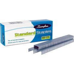 Swingline® Standard Staples, 1/4" Length, 210 Per Strip, 5,000/Per Box, 5/Box (35101S) 12 Swingline® Standard Staples, 1/4" Length, 210 Per Strip, 5,000/Per Box, 5/Box (35101S) -STAPLES Sales s0569219 sc7 1