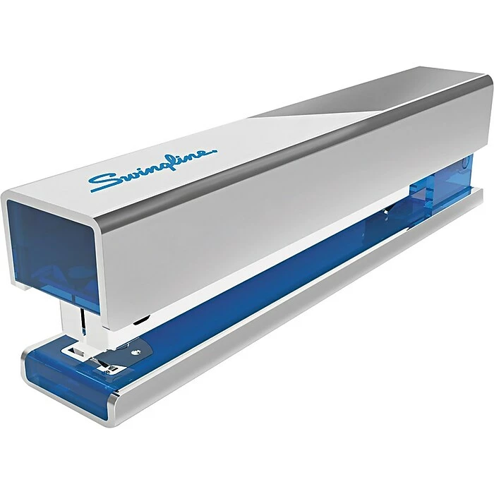 Swingline® Metal Fashion Stapler, 20 Sheet Capacity, Chrome/Blue (87830) 7 Swingline® Metal Fashion Stapler, 20 Sheet Capacity, Chrome/Blue (87830) - Image 5