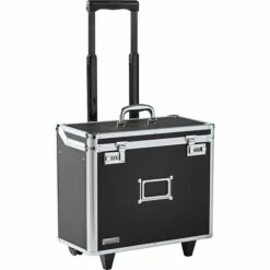 Vaultz Idea Stream Locking Mobile Business Case, Legal, Black (VZ00194)