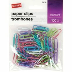 Staples® #1 Paperclip 100 PK -Fashion