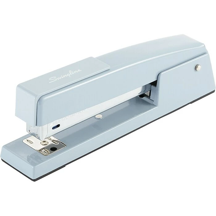 Swingline 747 Classic Metal Stapler, 20 Sheet Capacity, Sky Blue (74708) 3 Swingline 747 Classic Metal Stapler, 20 Sheet Capacity, Sky Blue (74708)