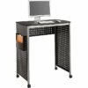 Safco® Scoot™ Stand-Up Workstation, Black/Silver, 41 3/4"H X 38 1/2"W X 23 1/4"D 2 Safco® Scoot™ Stand-Up Workstation, Black/Silver, 41 3/4"H X 38 1/2"W X 23 1/4"D -STAPLES Sales s0813707 sc7