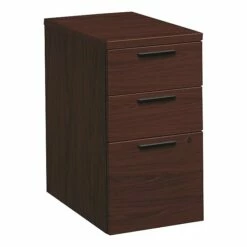 HON 10500 Series Mobile Pedestal, 2 Box/1 File Drawer, 15-3/4"W, Mahogany Finish (HON105102NN)