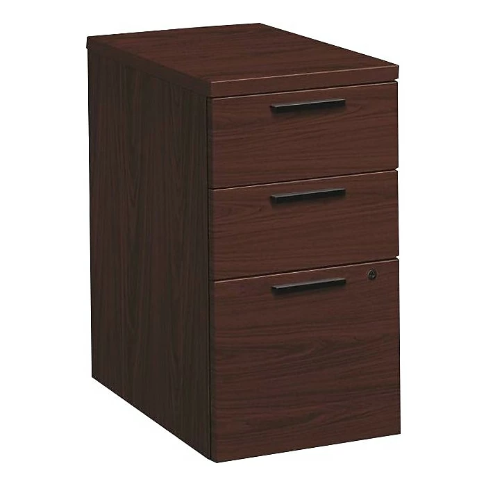 HON 10500 Series Mobile Pedestal, 2 Box/1 File Drawer, 15-3/4"W, Mahogany Finish (HON105102NN) 3 HON 10500 Series Mobile Pedestal, 2 Box/1 File Drawer, 15-3/4"W, Mahogany Finish (HON105102NN)