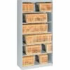 Tennsco Open Fixed Shelf Lateral File, Light Gray, 6-Shelf, 75 1/4"H 2 Tennsco Open Fixed Shelf Lateral File, Light Gray, 6-Shelf, 75 1/4"H -STAPLES Sales s0924619 sc7