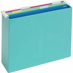 Poppin Plastic File Box, Letter Size, Aqua (101274) -STAPLES Sales s0927493 sc7