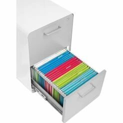 Poppin White + Light Gray Stow File Cabinet With Casters, 2-Drawer, Letter/Legal Size 9 Poppin White + Light Gray Stow File Cabinet With Casters, 2-Drawer, Letter/Legal Size -STAPLES Sales s0948558 sc7