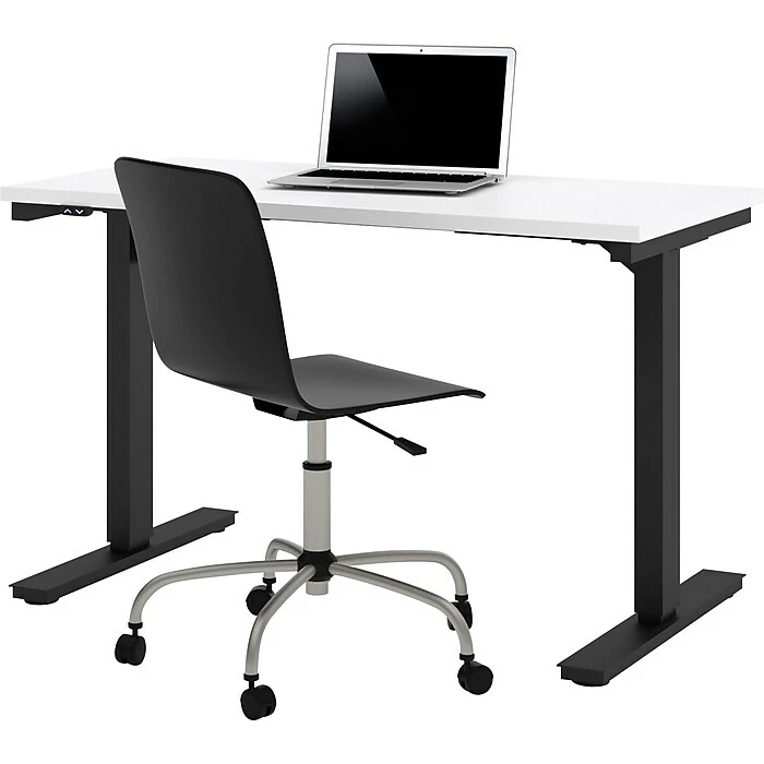 Bestar® 48"W Electric Height Adjustable Table, White (65857-17) 4 Bestar® 48"W Electric Height Adjustable Table, White (65857-17) - Image 2
