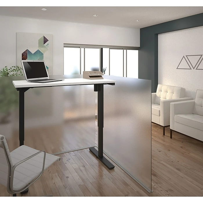 Bestar® 48"W Electric Height Adjustable Table, White (65857-17) 5 Bestar® 48"W Electric Height Adjustable Table, White (65857-17) - Image 3