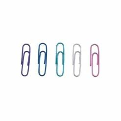Staples® Translucent Paper Clips, #2 Sized, Assorted Colors, 600/Pack (28702)